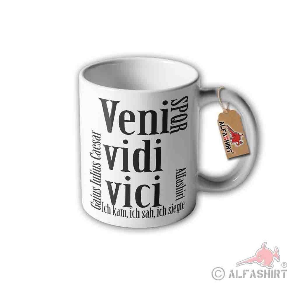 Veni vidi vici Tasse Gaius Julius Caesar ich kam ich sah ich siegte #30976