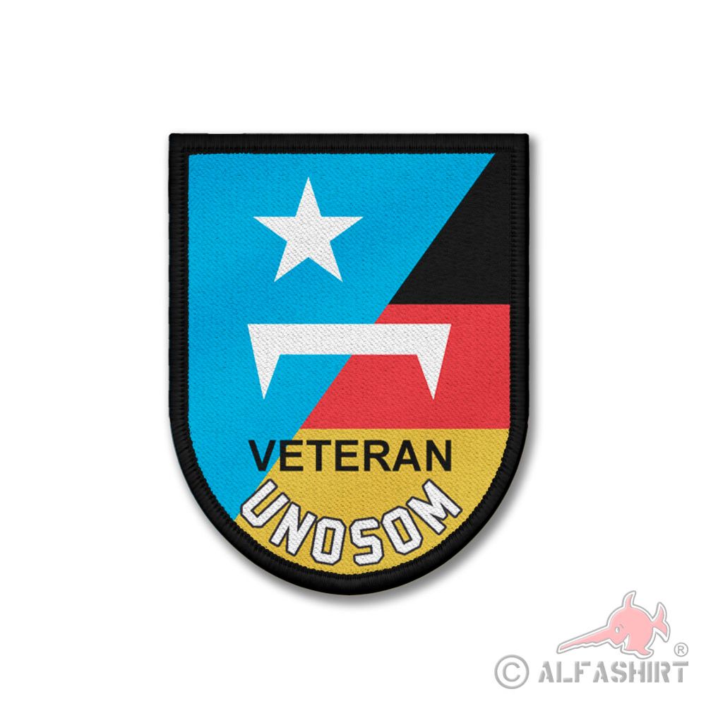 Patch UNOSOM Veteran Bundeswehr Somalia Auslands Einsazt Afrika Aufnäher #41773