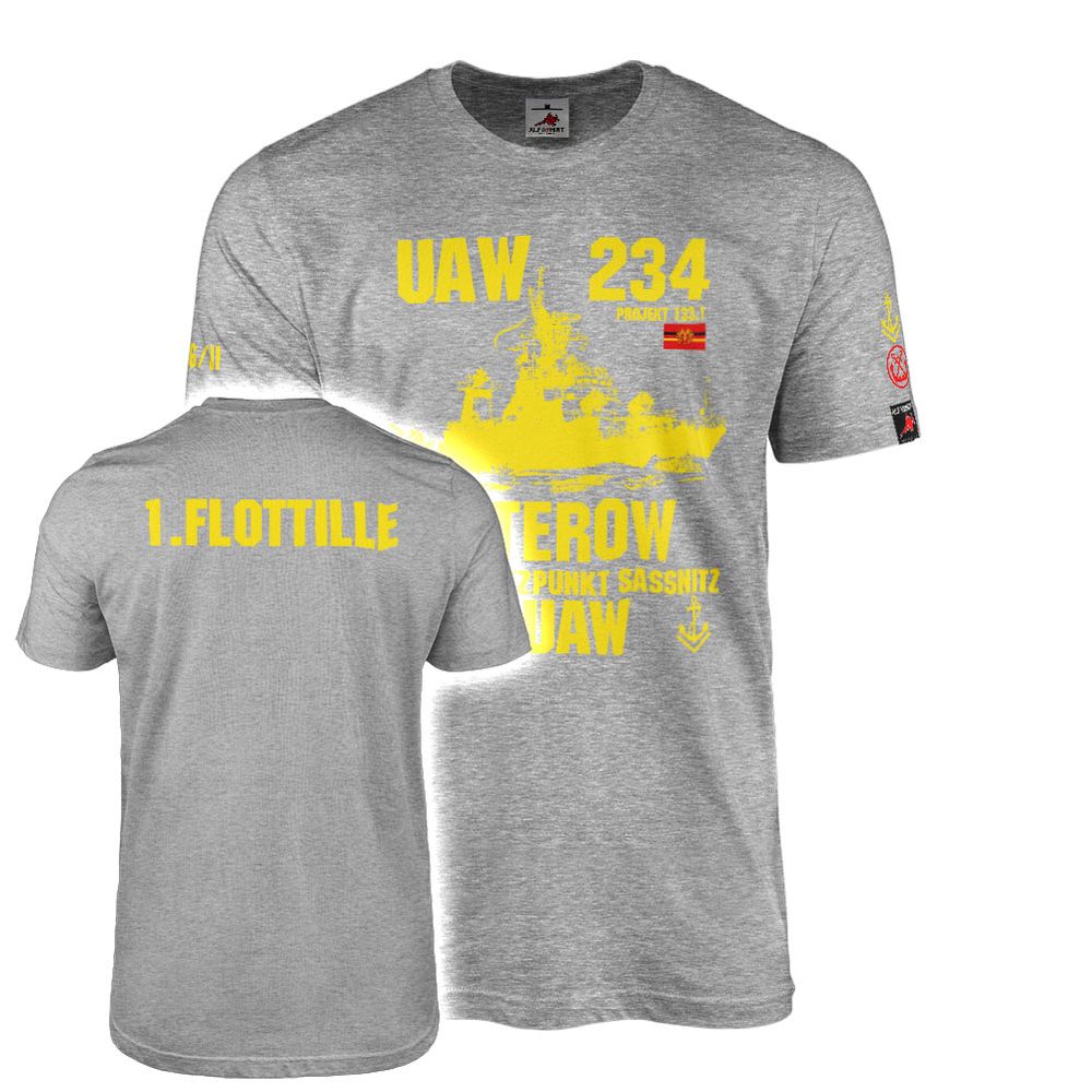 T-Shirt 3. UAW 234 Project 133.1 Teterow Marine-Sassnitz DDR NVA 1 #46222