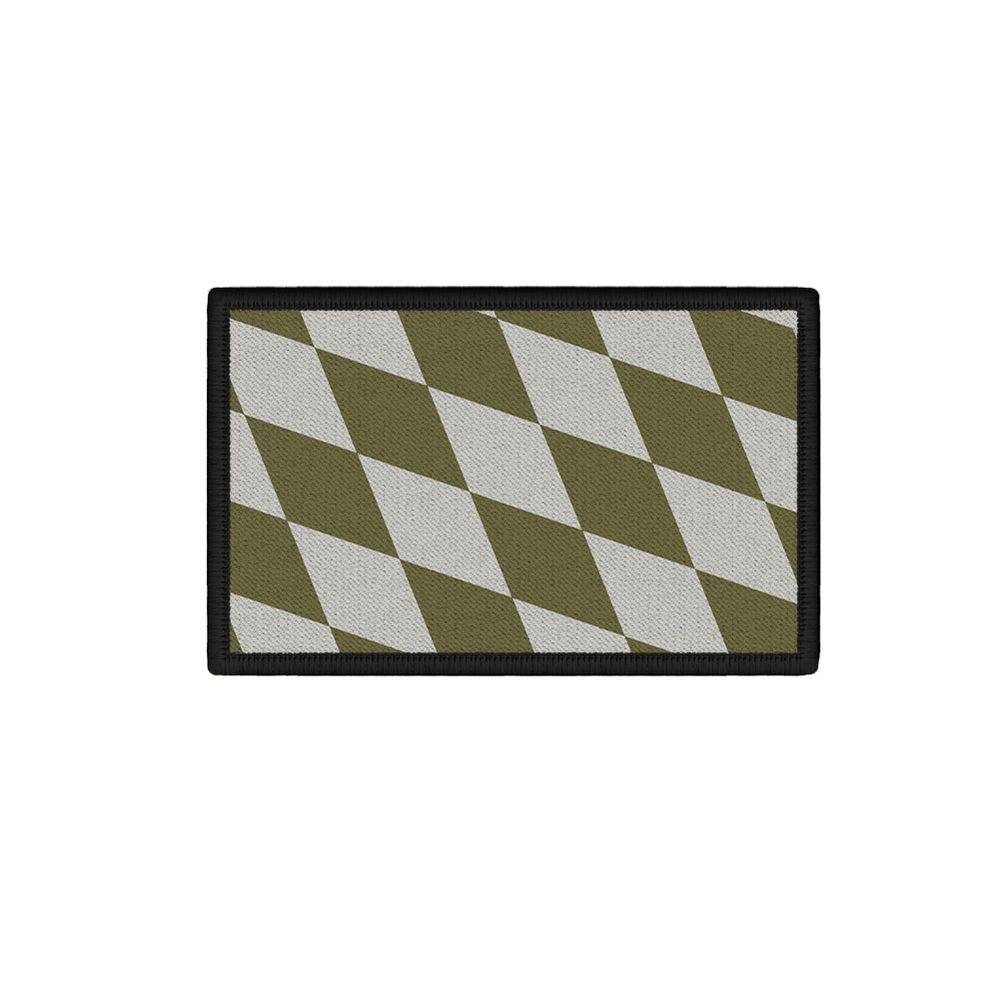 7,5 x 4,5 Patch Bayern BY Raute Rautenmuster Wecken Tarnfarben #43861