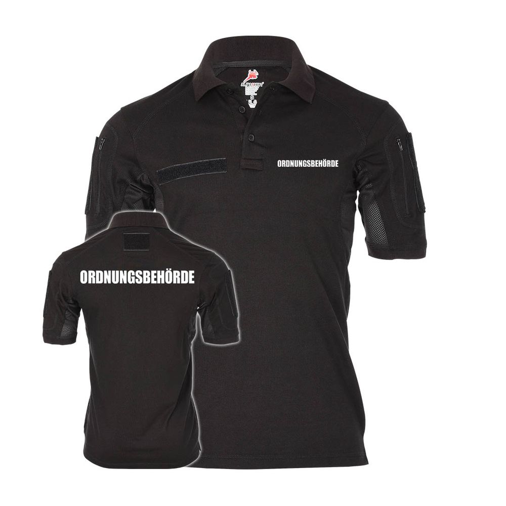 Tactical Ordnungsbehörde Poloshirt Alfa Beamter Amt Stadt Aufseher  #30146