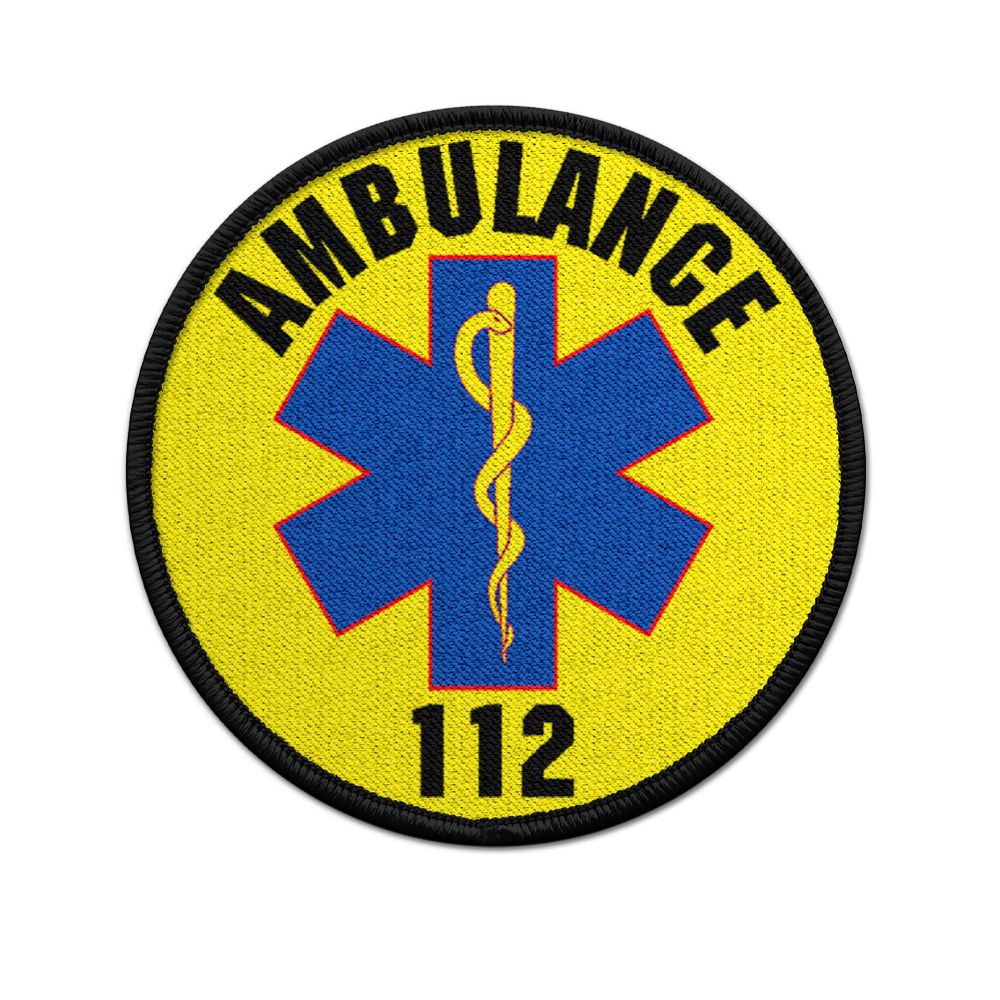 Patch Ambulance 112 Emergency Medical Services Netherlands Care Government # 33680