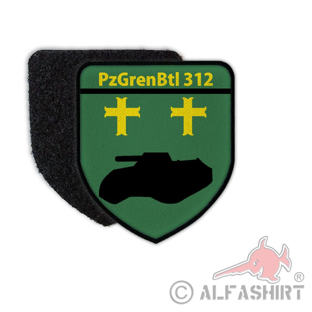 Patch PzGrenBtl 312 Panzergrenadierbataillon Grenni Bundeswehr BW # 35639
