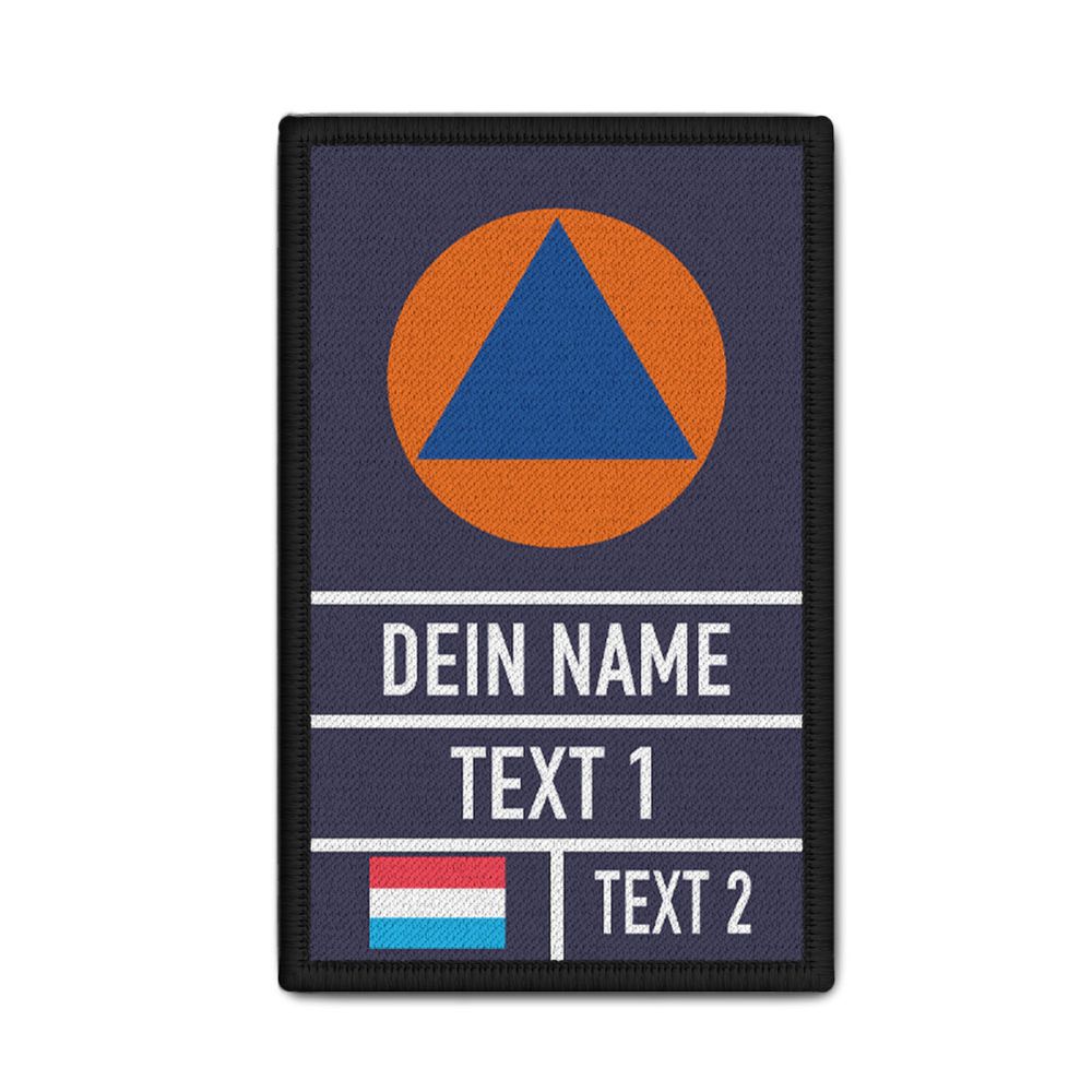Patch Katastrophenschutz Kats Luxemburg Lëtzebuerg Luxembourg Flagge #47800