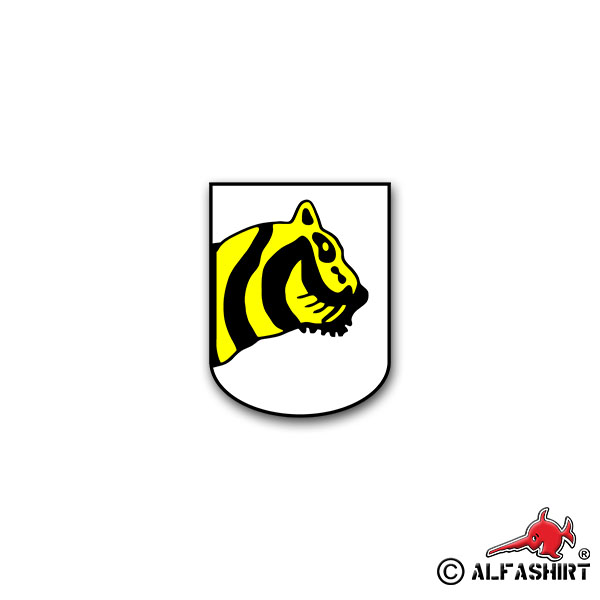 Aufkleber/Sticker sPzAbt 509 schwere Panzer Abteilung Tiger Einheit 5x7cm A2626