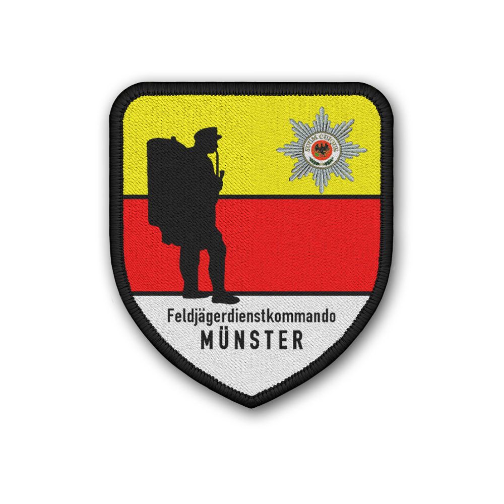 Feldjäger Dienstkommando Münster Bundeswehr MP FJg Btl Abzeichen Patch #32679