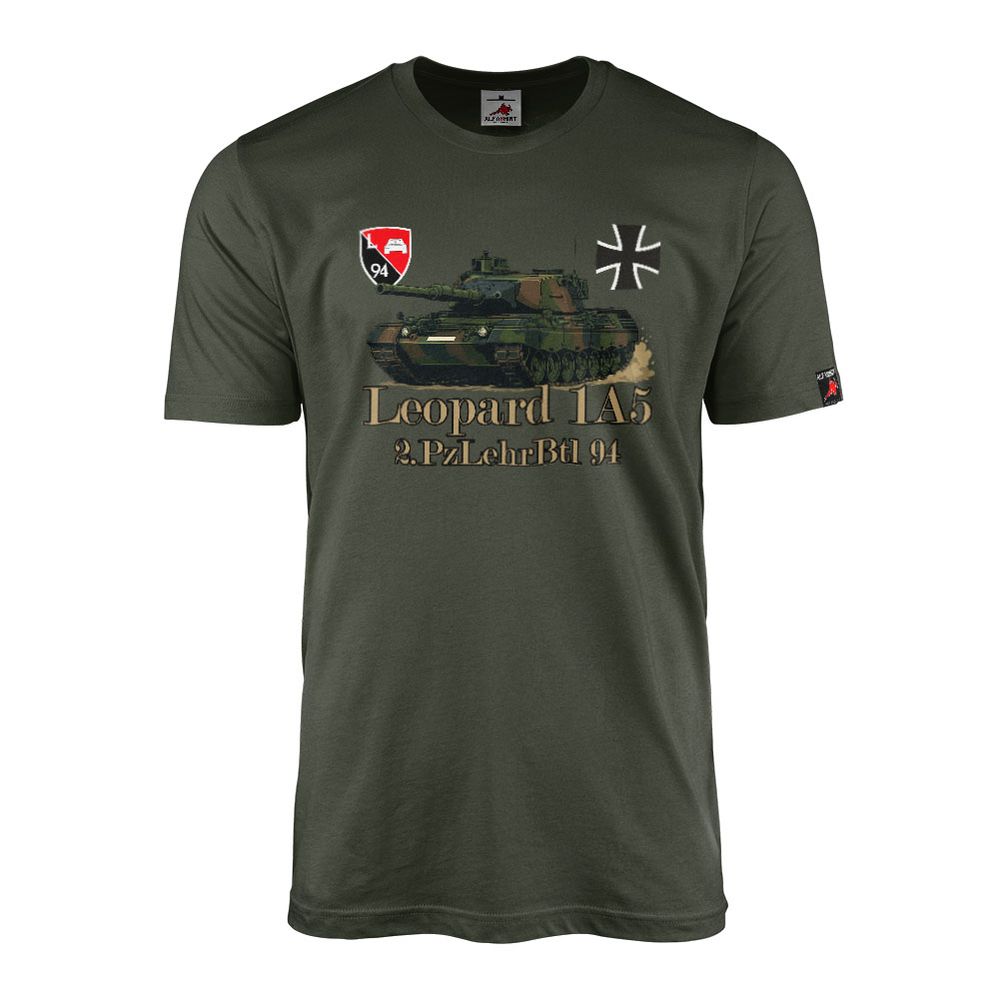 T-Shirt Leopard 1A5 Alfashirt battle tank 2 94 Bundeswehr #46783