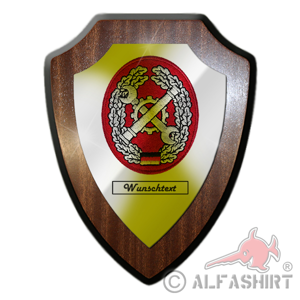Personalisiert Wappenschild Barettabezeichen Instandsetzung Stoffabzeichen#37638
