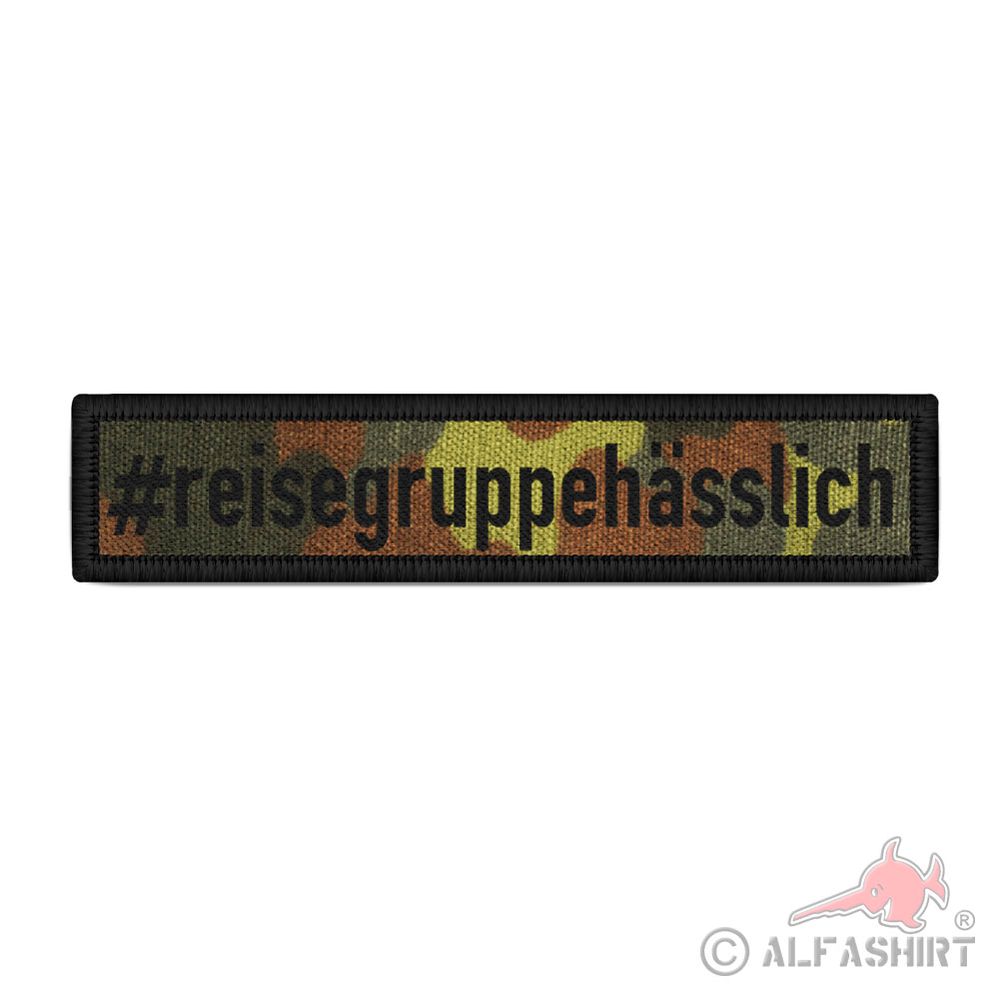 Namens Patch #reisegruppehässlich Bundeswehr Heimfahrt Bahn Flecktarn #37873