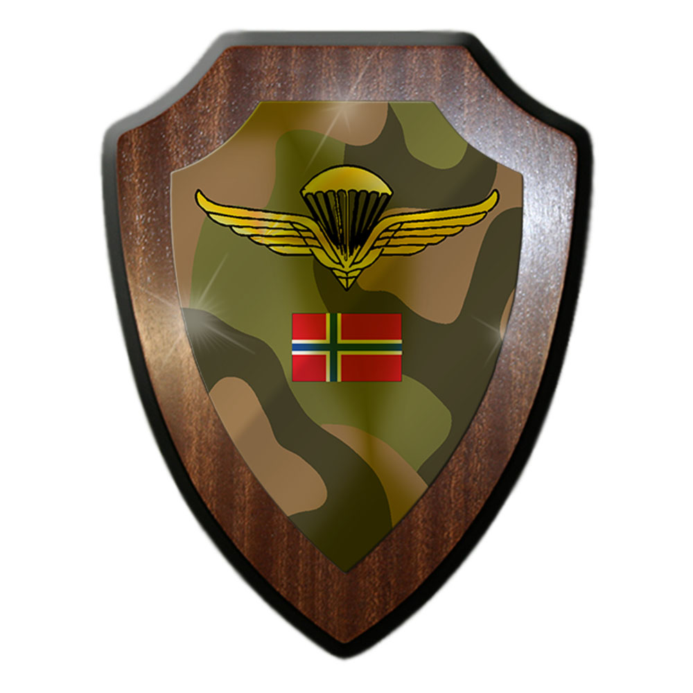 Fallskjerm Vinge Typ 2 Norges forsvar Norwegen Fallschirm Wandschild #27287