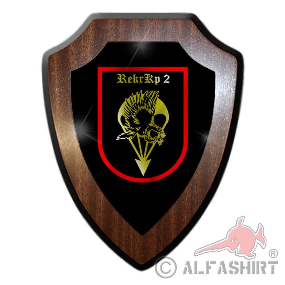 Heraldic shield RekrKP2 Type2 recruiting company paratrooper Bundeswehr # 27961