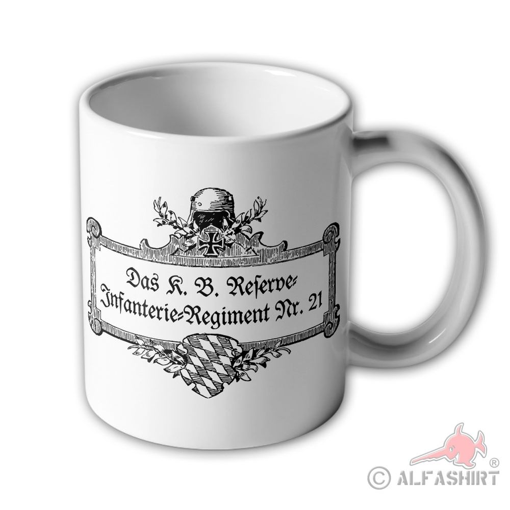 Tasse Bayerische Armee Reserve Infanterie Regiment Königlich  #44837