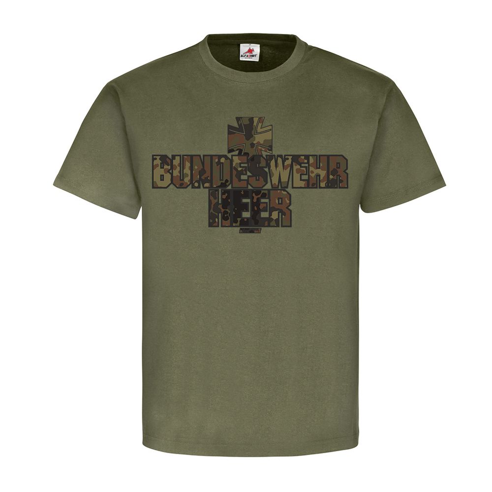 Bundeswehr Heer Bw Alfashirt Streitkräfte Nato Germany KFOR T Shirt #20413