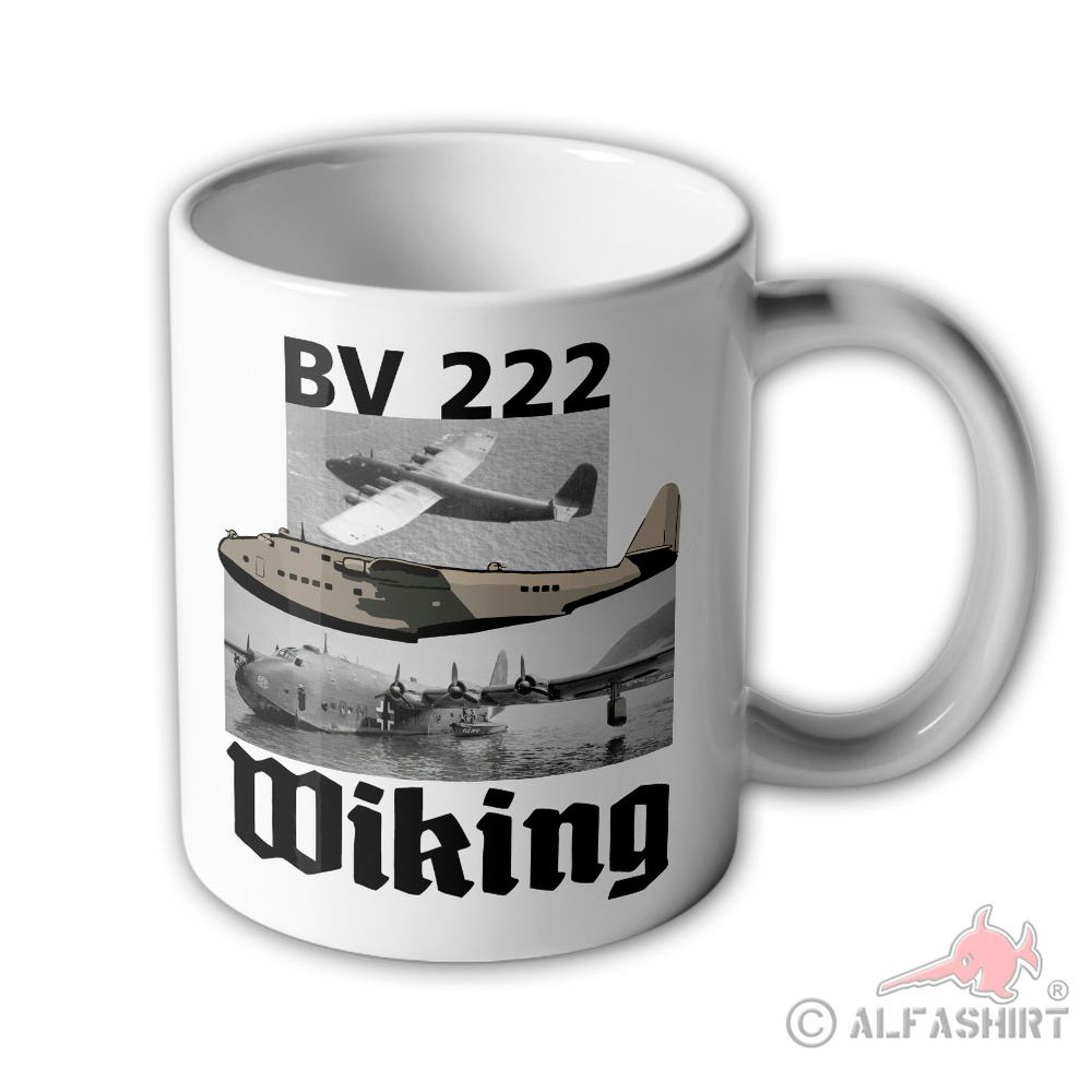 Cup BV 222 Wiking Luftwaffe Flying Boat World War Airplane #4956