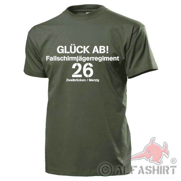 Lucky Ab FschJgRgt 26 Paratrooper Company T Shirt Men # 18068