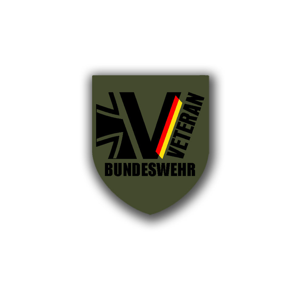 Aufkleber Bundeswehr Veteran ISAF KFOR SFOR GER Einsatz Unvergessen 7x6cm#A6681