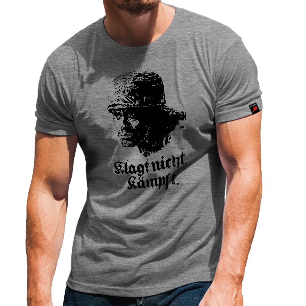 Klagt nicht - kämpf Fallschirmjäger Grüner Teufel Helm FschJg T-Shirt#32513