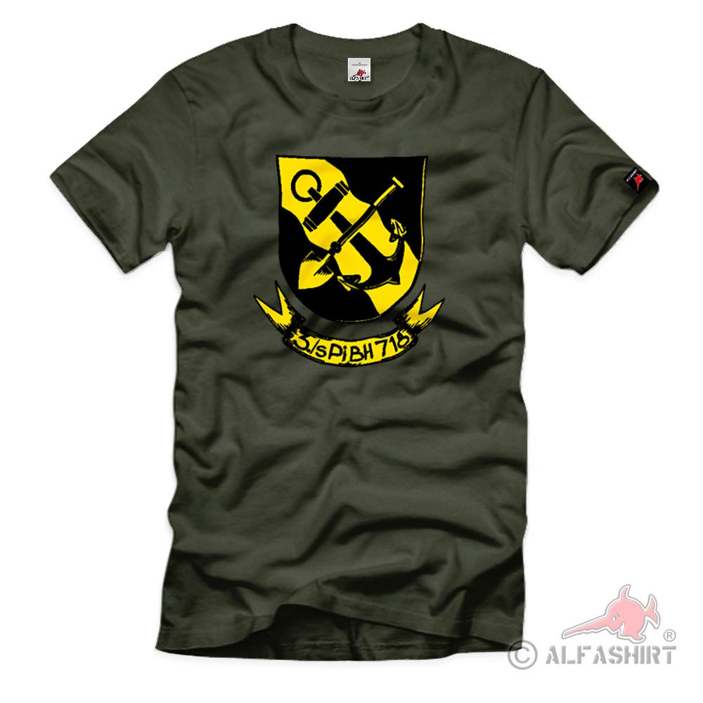 Schwere Pionierbataillon 718 Bundeswehr Militär Einheit Wappen T Shirt #2599
