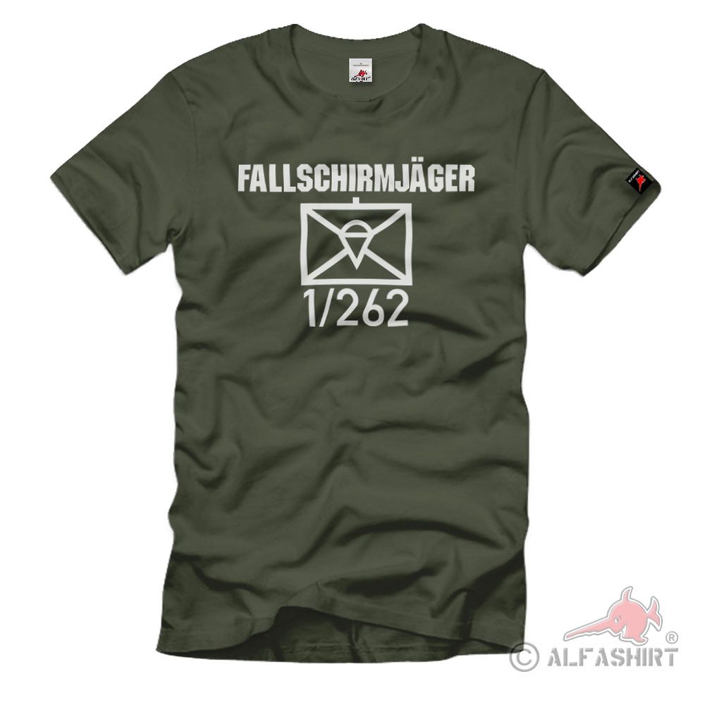 Paratrooper 1-262 FschJgBtl Company Tactical Sign T-Shirt # 37410