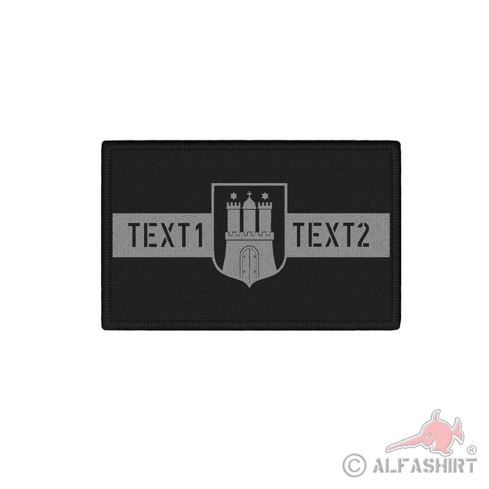 Patch personalisierbar Hamburg Bundespolizei Bund Polizei Polizeidienst #42101