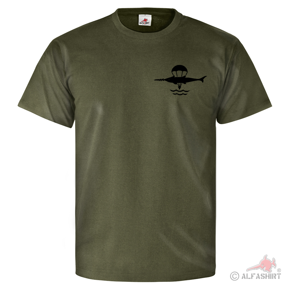 Kampfschwimmer Brustlogo Schwimmer BW Marine Kommandoeinsätze - T Shirt #25752