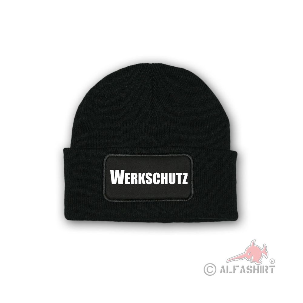Mütze/Beenie Werkschutz Sicherheitsdienst Sicherheit Ordnung Gefahren #38589
