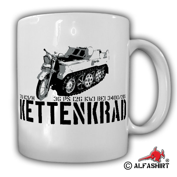 Kleines Kettenkrad Kettenkraftrad Typ HK 101 Tasse #15613
