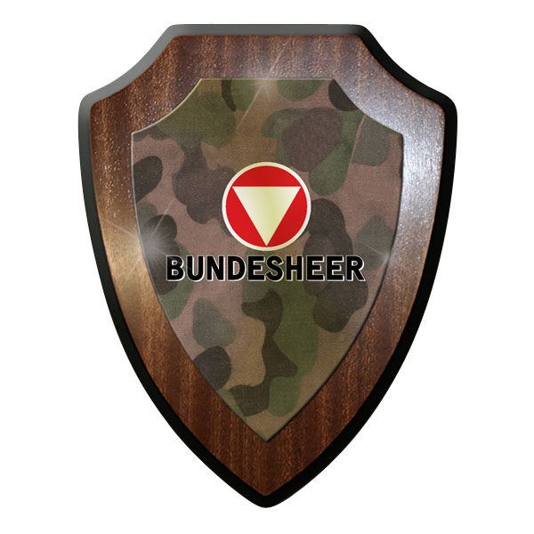 Wappenschild - Bundesheer Österreich Armee Militär Tarnmuster Bw #10012 w