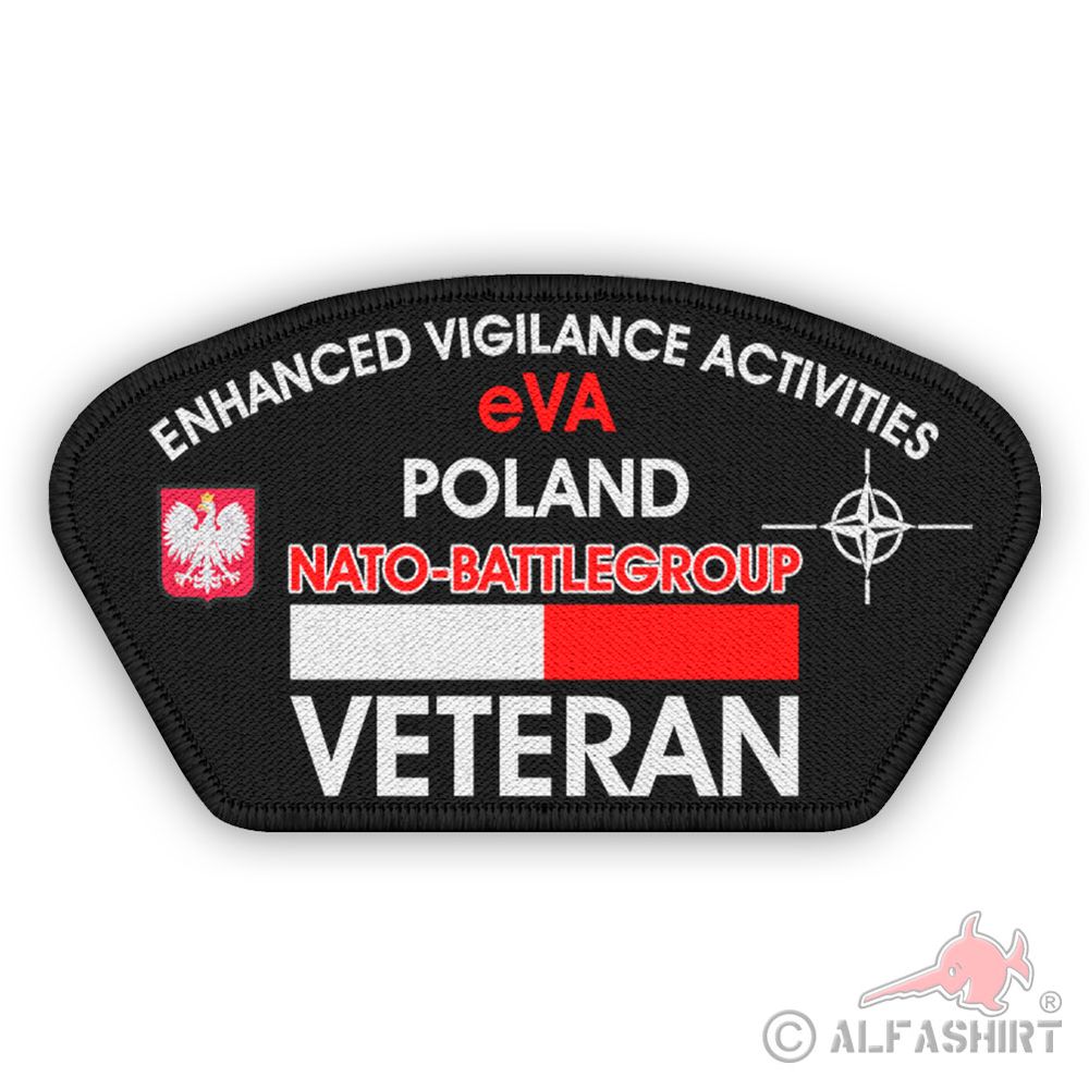 Veteran Patch eVA POLAND Eastern Europe Poland NATO Battlegroup Deployment Patch#45232
