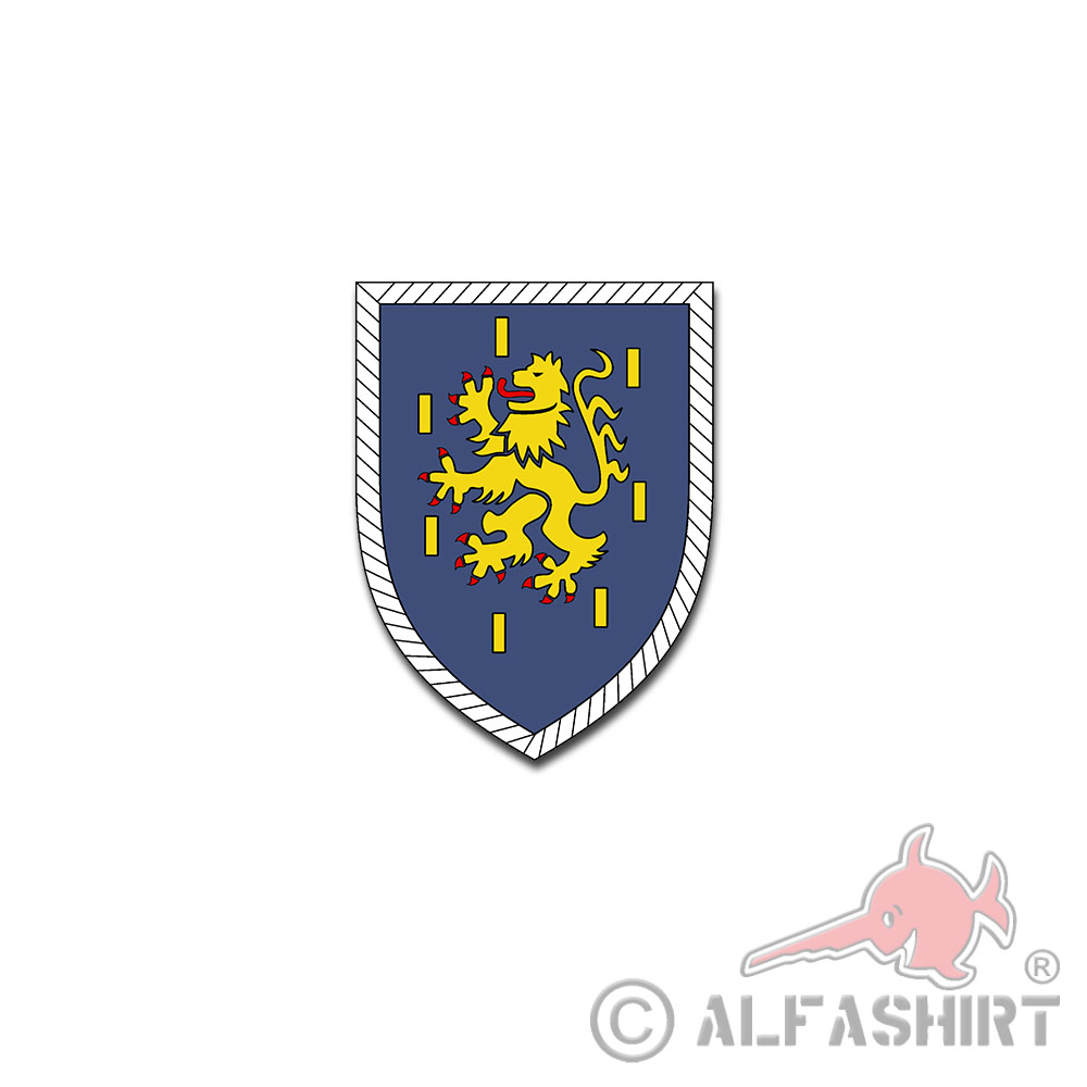 Sticker 5 Panzer Division coat of arms PzDiv Panzer Division Bundeswehr 7x5cm # A4855