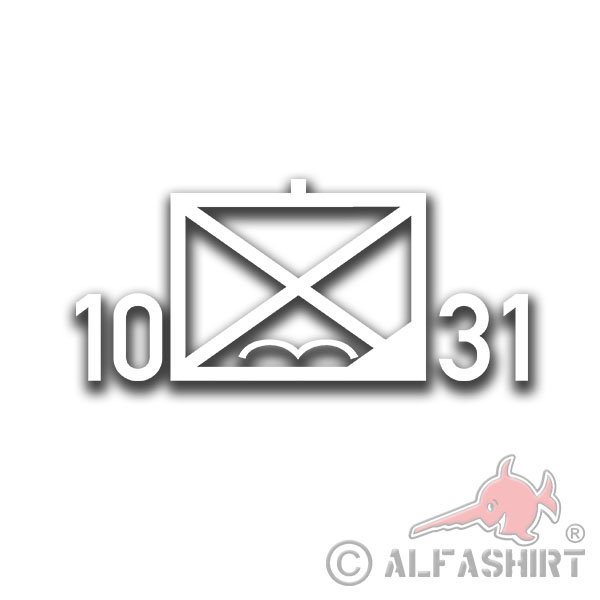 10 Paratrooper Regiment 31 Tactical Mark FschJgRgt Tenth 10x4cm # A4484