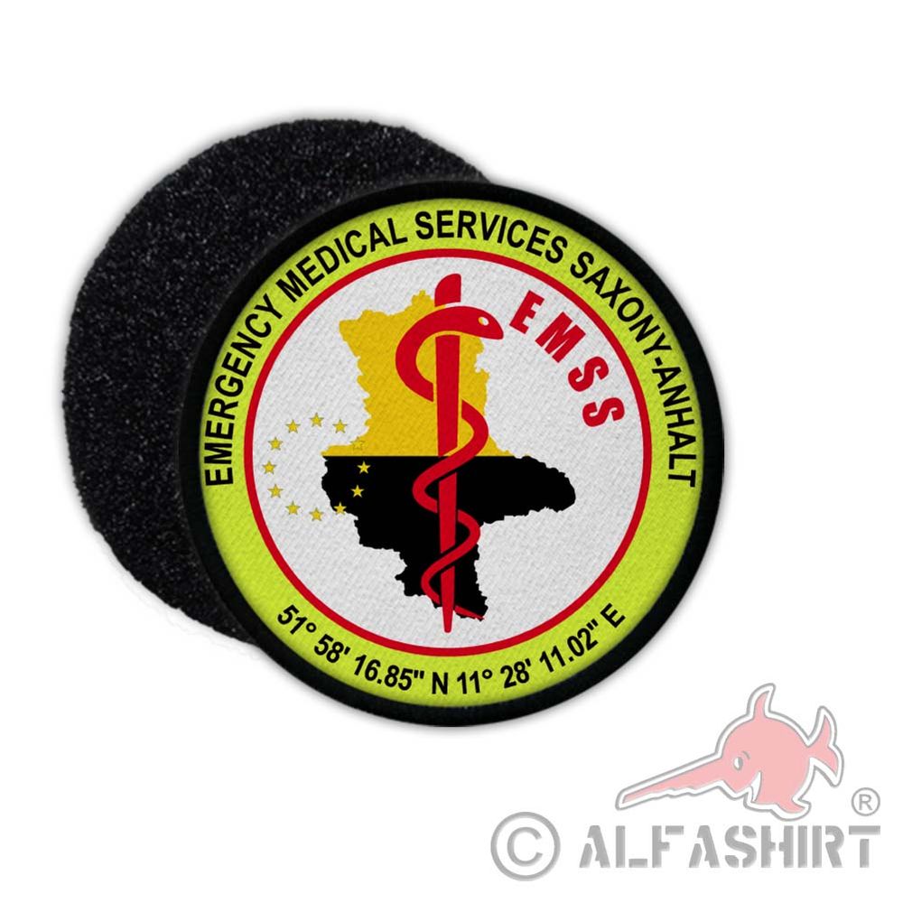 EMSSA Rettungsdienst Sachsen Anhalt Magdeburg Rotes Patch Harz #32769