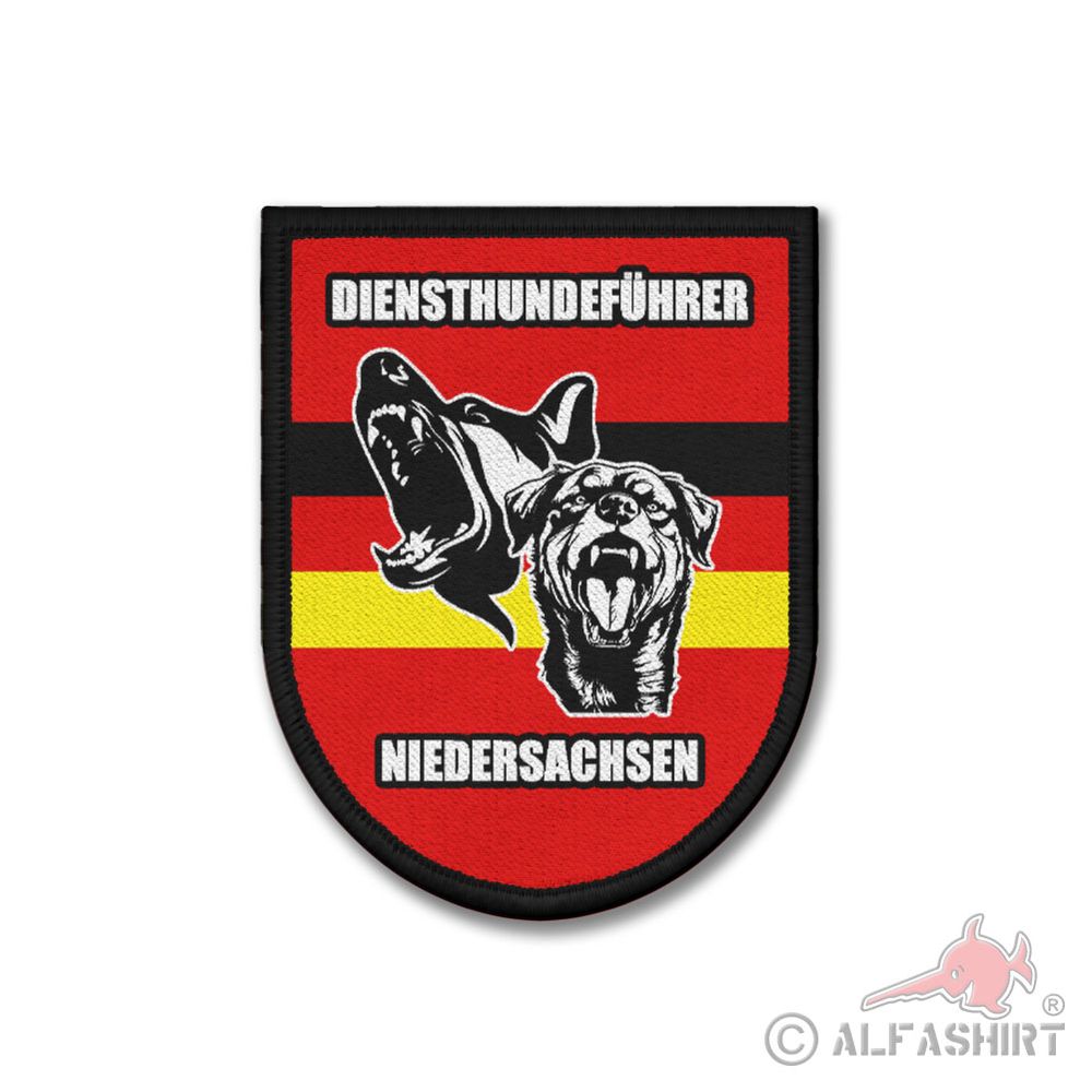 Patch Schäferhund Rottweiler Niedersachsen Bundesland NI Polizei Zoll #43778