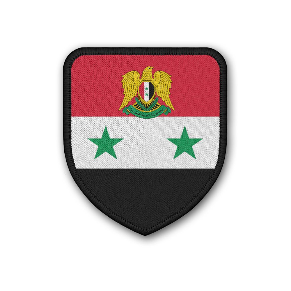 Patch Flag of Syria Damascus Arabic Bashar al Assad Republic Flag #21527