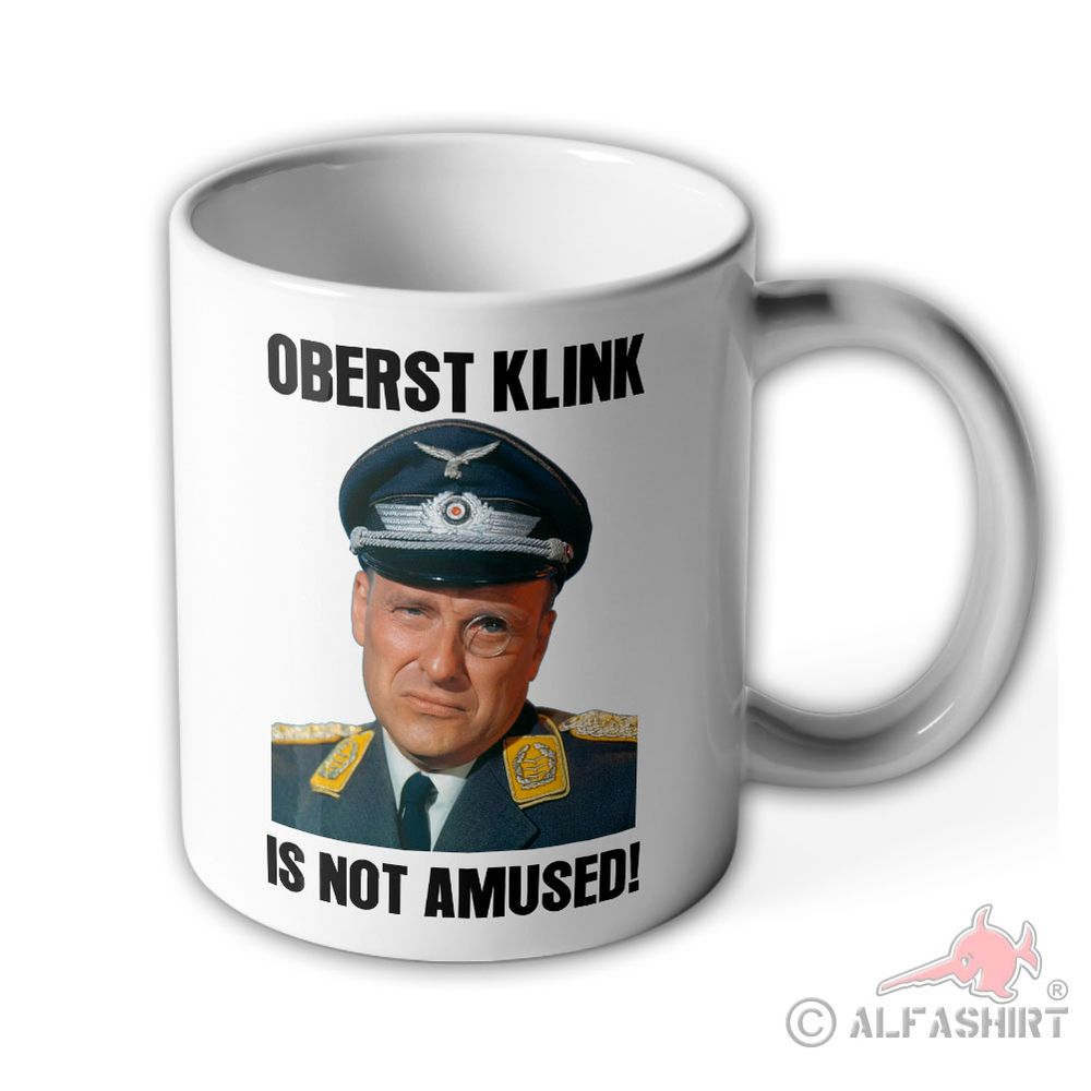 Tasse Oberst KLINK is not amused ein Käfig voller Helden Hogans STALAG 13 #43211