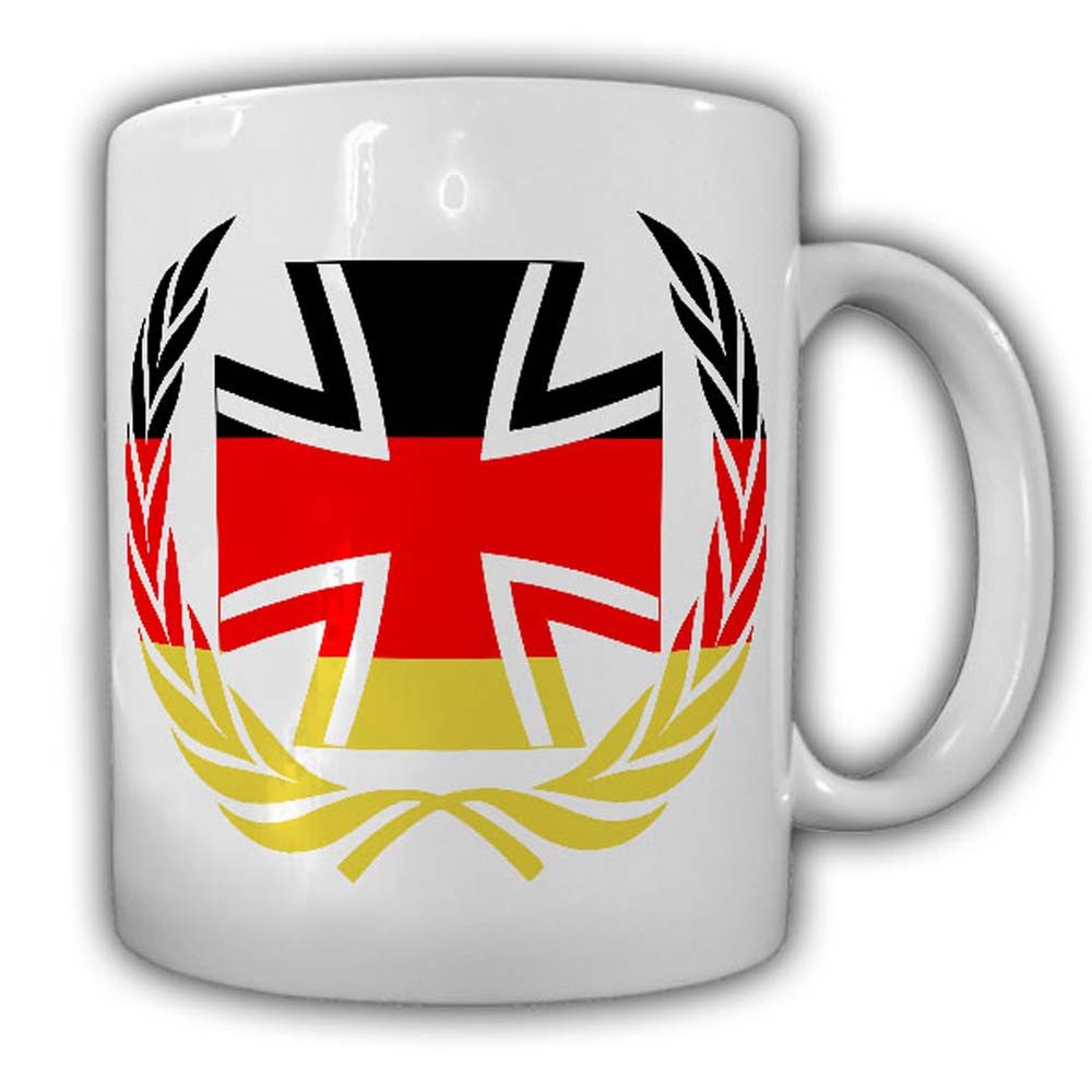 Tasse BW Einsatz Veteran Bundeswehr Kreuz Ehren-Kranz Combat Reservist #24415