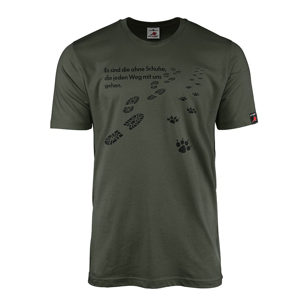 Freunde für Immer Weg Hunde Spruch Gemeinsam Hundeliebhaber T-Shirt #42210