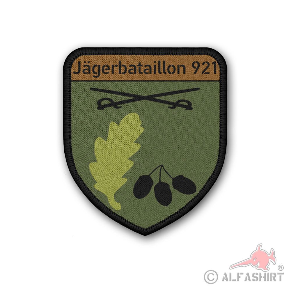 Patch Jägerbataillon 921 camouflage BW patch camo Knüll barracks emblem army # 39345
