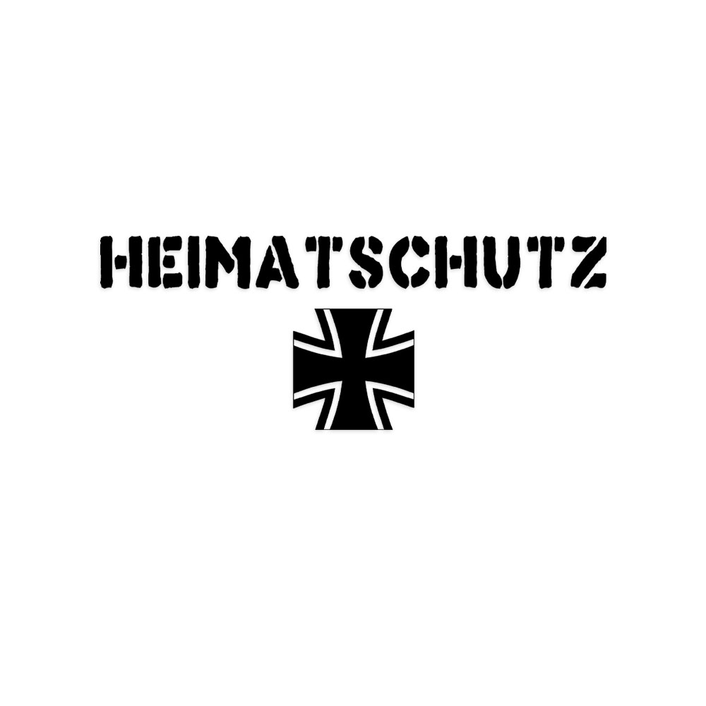 Wandtattoo Aufkleber BW Kreuz Heimatschutz Deutschland Schutz #A6265