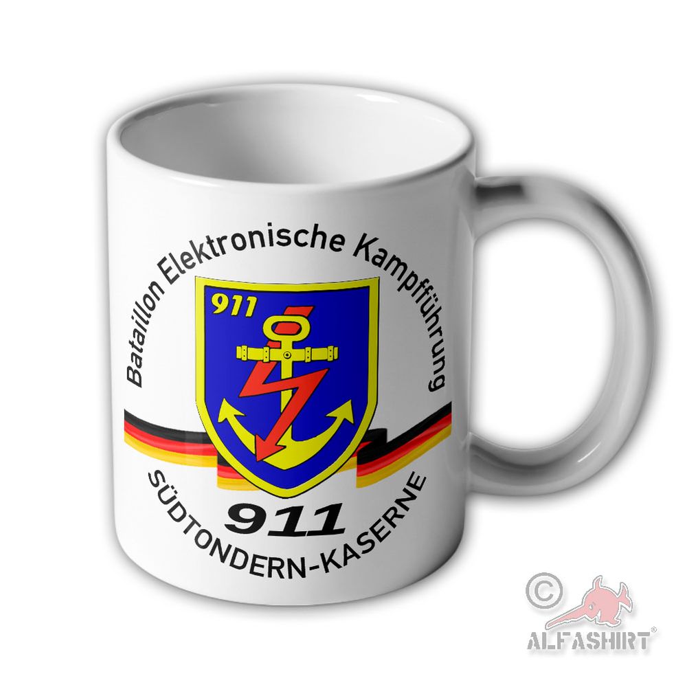 Tasse Bataillon Elektronische Kampfführung 911 EloKaBtl Bundeswehr #45902