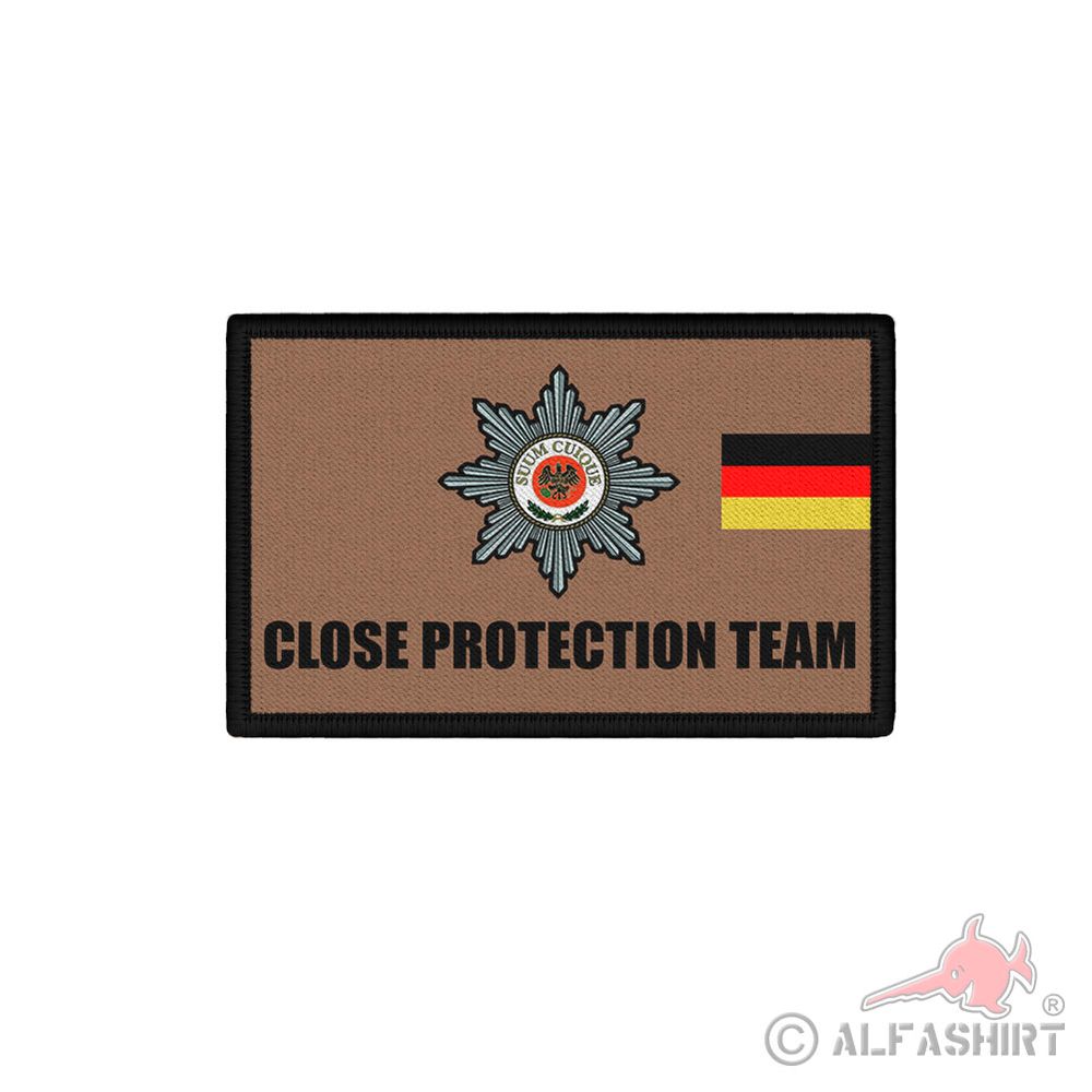 Patch 7,5x4,5cm German MP CPT Close Protection Team Aufnäher #26337