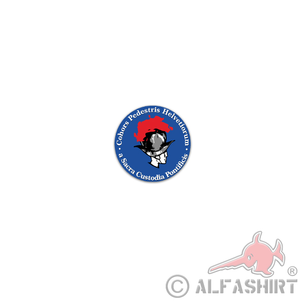 Aufkleber/Sticker Päpstliche Schweizer Garde Guardia Svizzera Cohors 7x7cm A3440