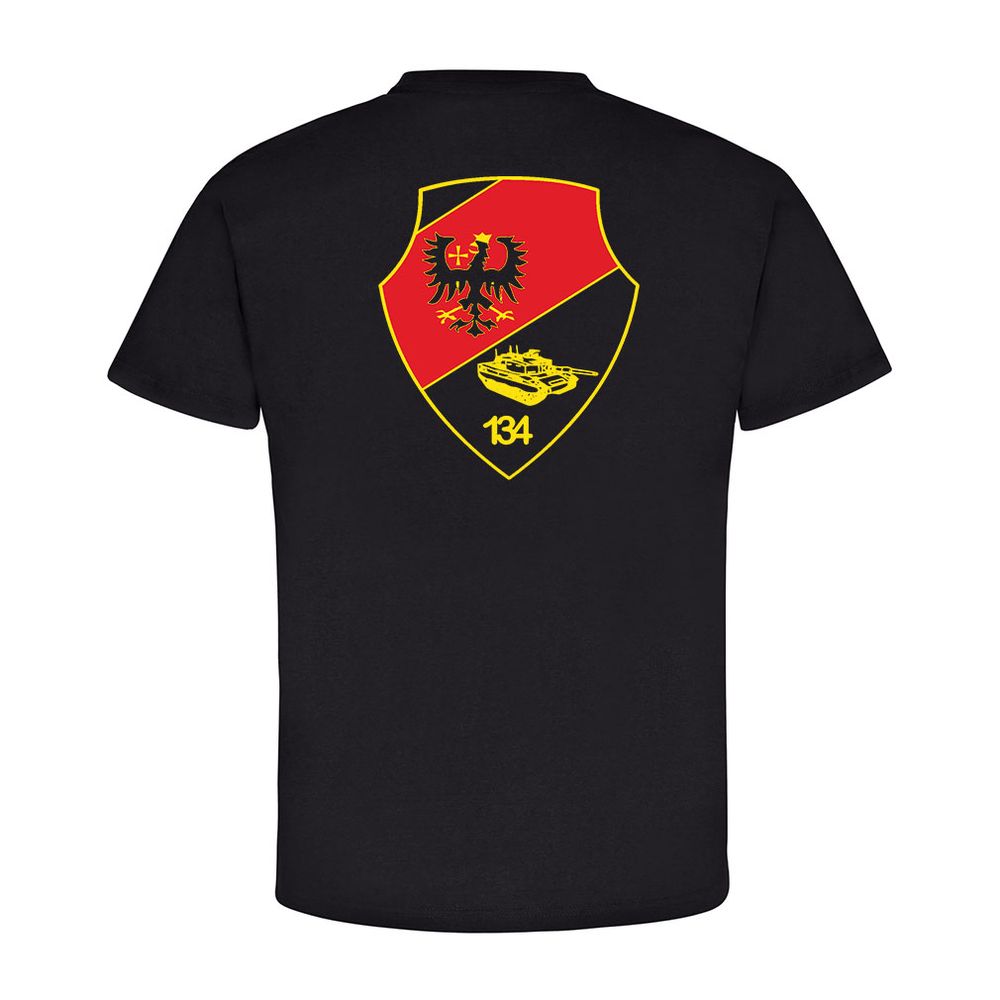 1Kp PzBtl 134 Panzerbataillon Panzer Bataillon Wappen - T Shirt #6600