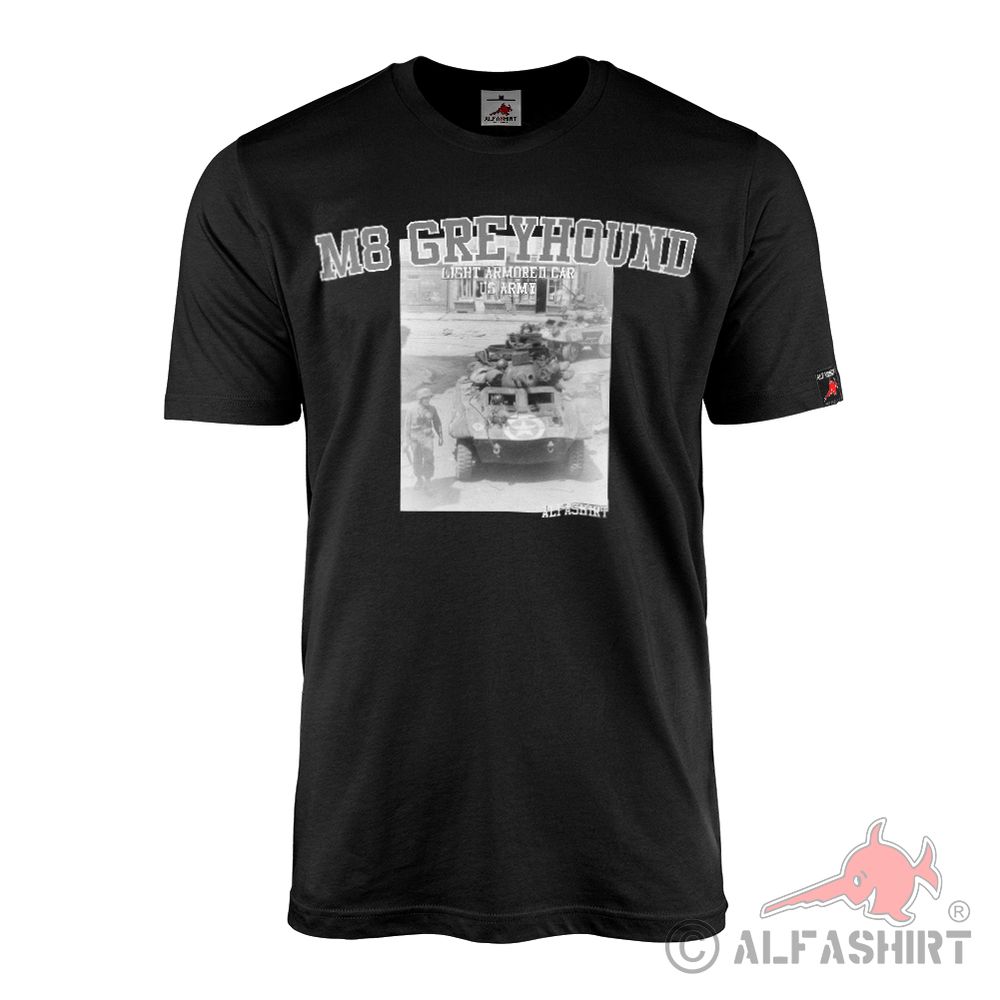 M8 Greyhound Radpanzer Light Armored Car T-Shirt#43236