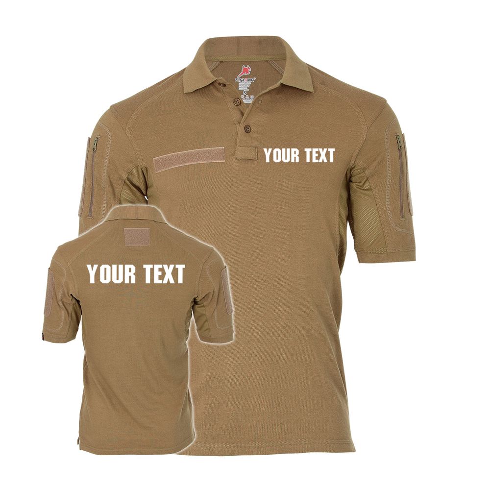 Your Text Tactical Polo personalized customized individual special unit #36503