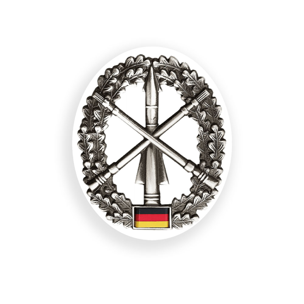 Aufkleber Heeresflugabwehr Flugabwehr Luftwaffe Barrett Abzeichen 10x8cm #A6095