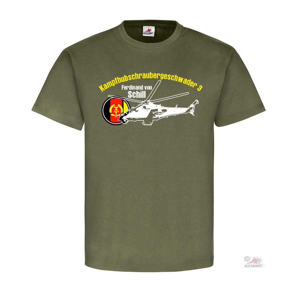 Kampfhubschraubergeschwader 3 Ferdinand von Schill KHG 3 NVA T Shirt #25984