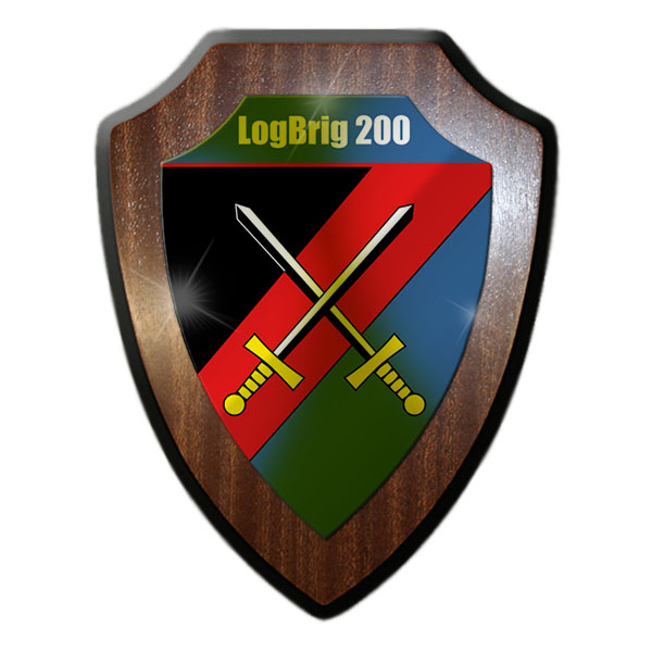 Wappenschild LogBrig 200 Logistikbrigade Bundeswehr Tauberbischofsheim #23315
