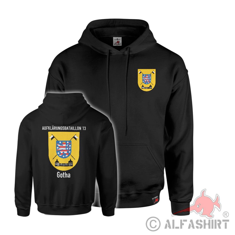 Hoodie Association Badge Gotha AufklBtl 13 Battlefield Reconnaissance #45292