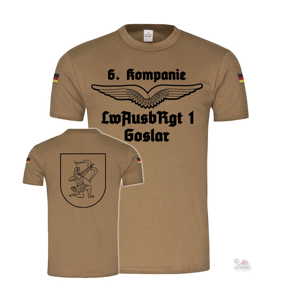 Bw Tropen Hauptfeldwebel 2 PzBtl 33 PzGrenBtl Panzerbataillon T-Shirt # 37684